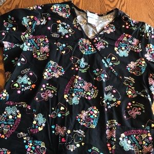 SB Scrubs butterfly top